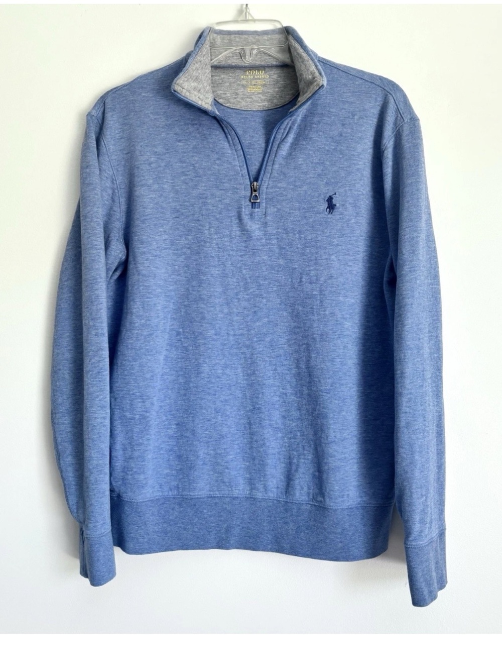 Polo Ralph Lauren Luxury Jersey 1/4 Zip Pullover Small
